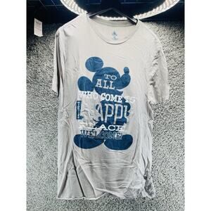 Disney Parks 65 Years Of Magic TShirt Size Xlarge Happy Place Disneyland Grey